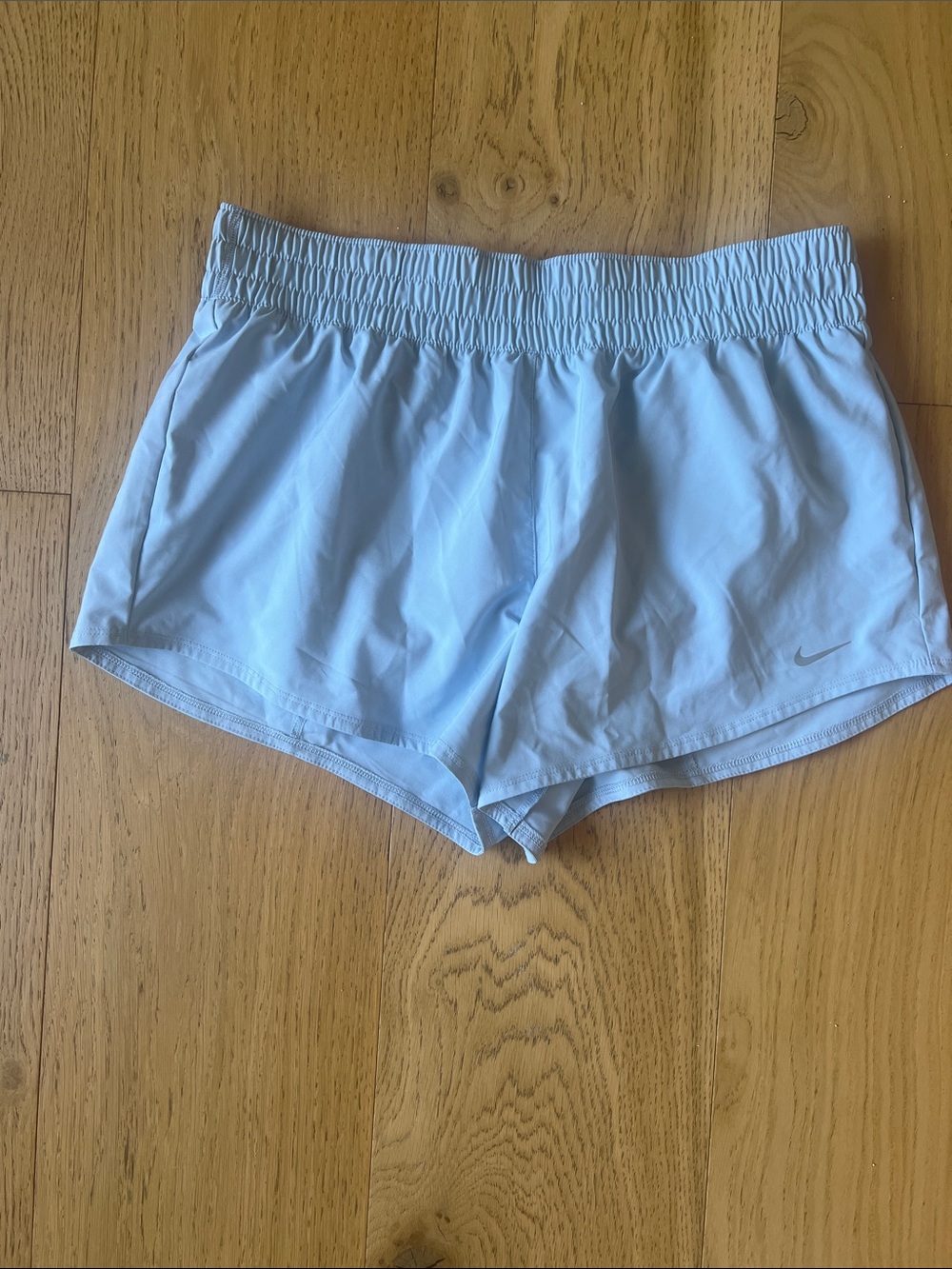 Nike Women's Light Blue Athletic Running Shorts